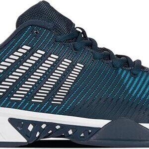 K-Swiss Men's Hypercourt Express 2 Tennis Shoe, green/white - Size 9.5